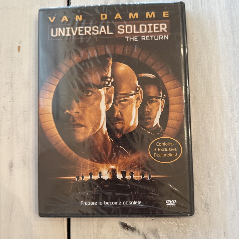 UNIVERSAL SOLDIER THE RETURN FACTORY FULL SCREEN SEALED DVD,VAN DAMME